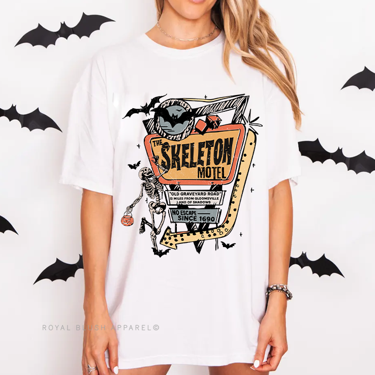 The Skeleton Motel Relaxed Unisex T-shirt