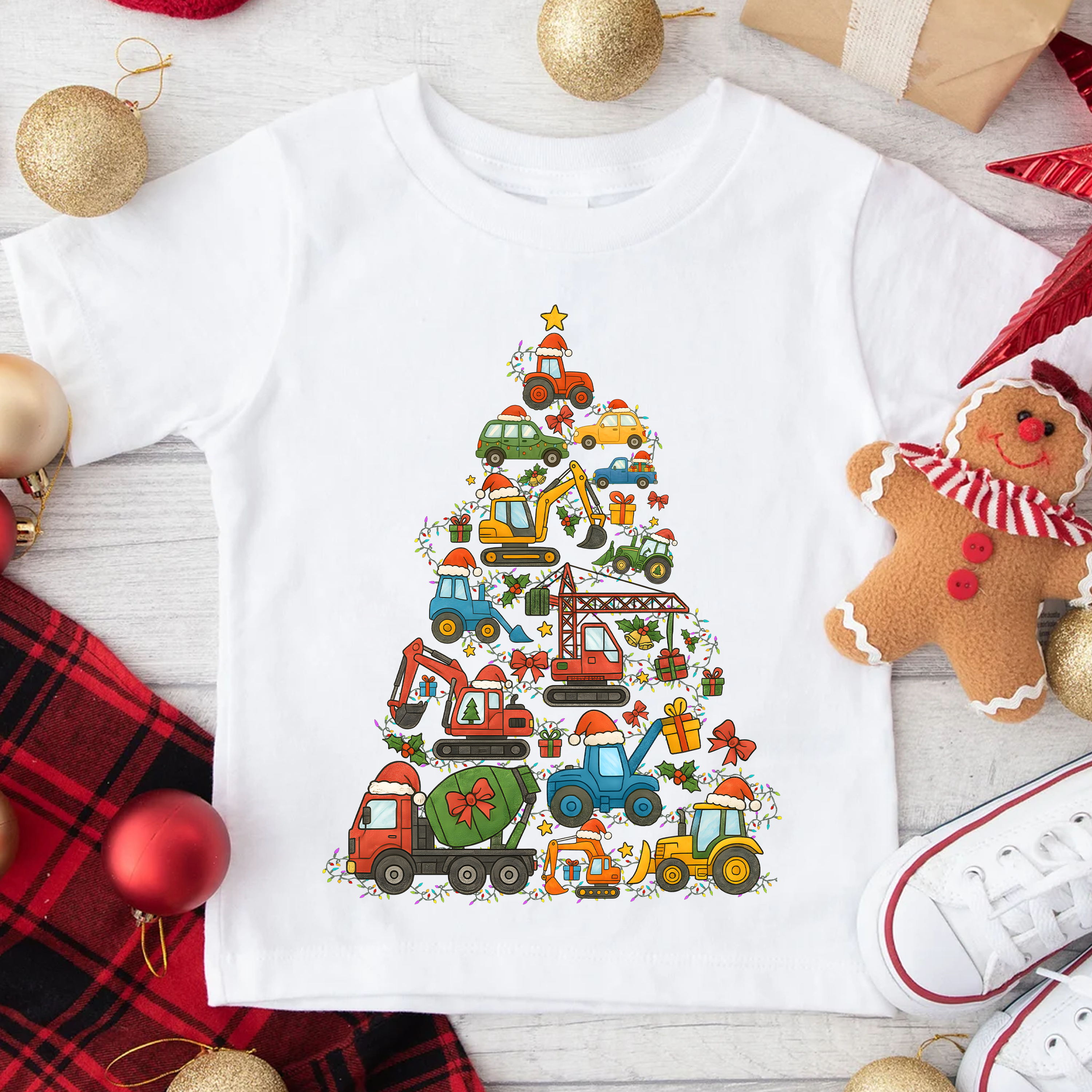 Christmas Trucks Toddler &amp; Youth T-Shirt
