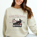 Tortured Poets Department Typewriter graphic sweatshirt