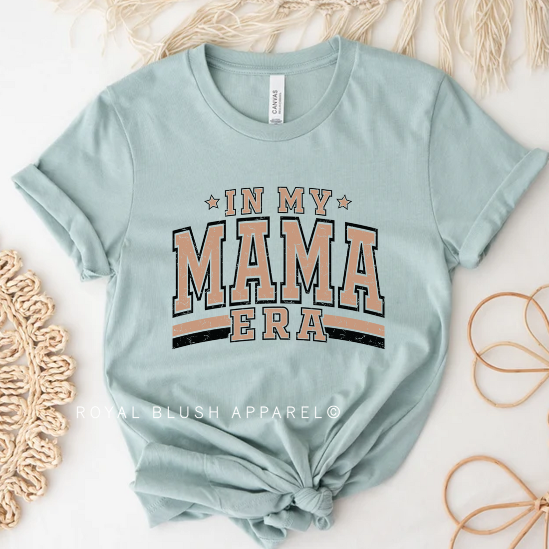 Varsity In My Mama Era Relaxed Unisex T-shirt