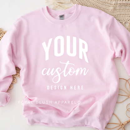 Custom Crewneck Sweater - BRIGHT COLORS