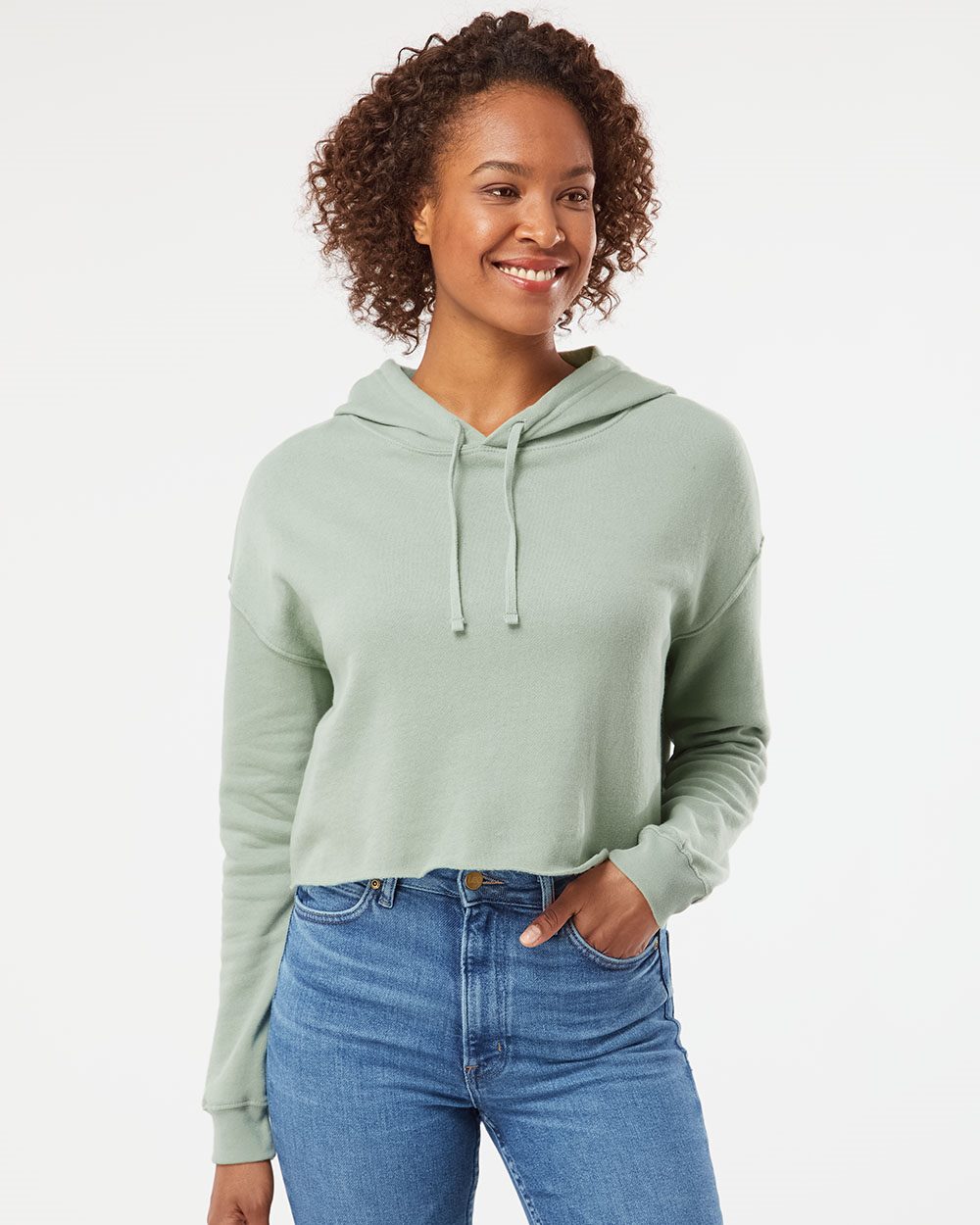 Fizz Babe Independent Crop Hoodie