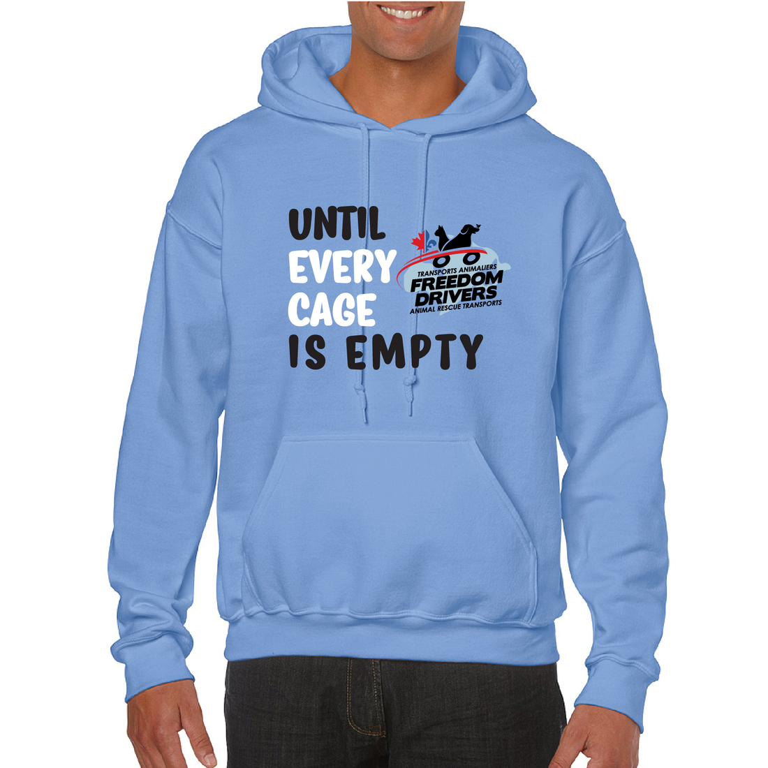 Until Every Cage is Empty (2 color) Hoodie - RoyalBlushApparel