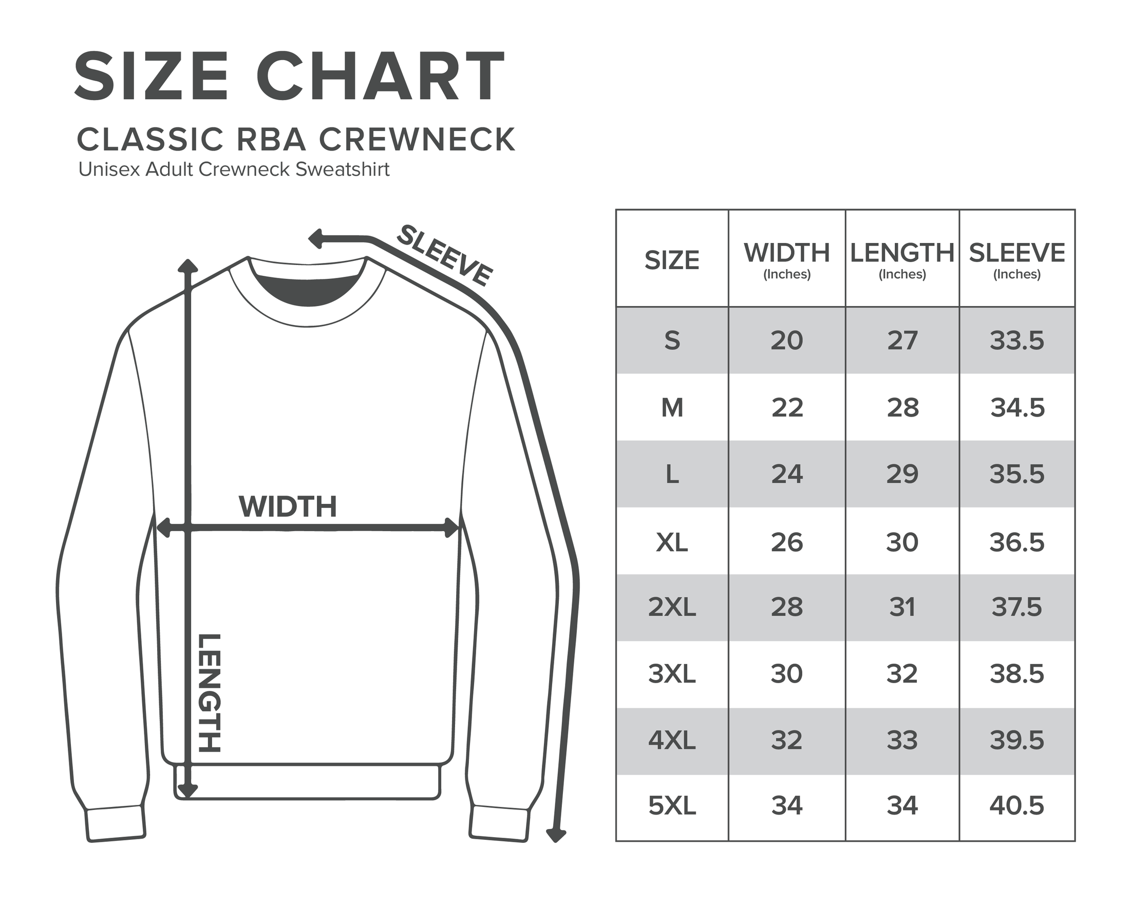 RBA Design Crewneck Sweater