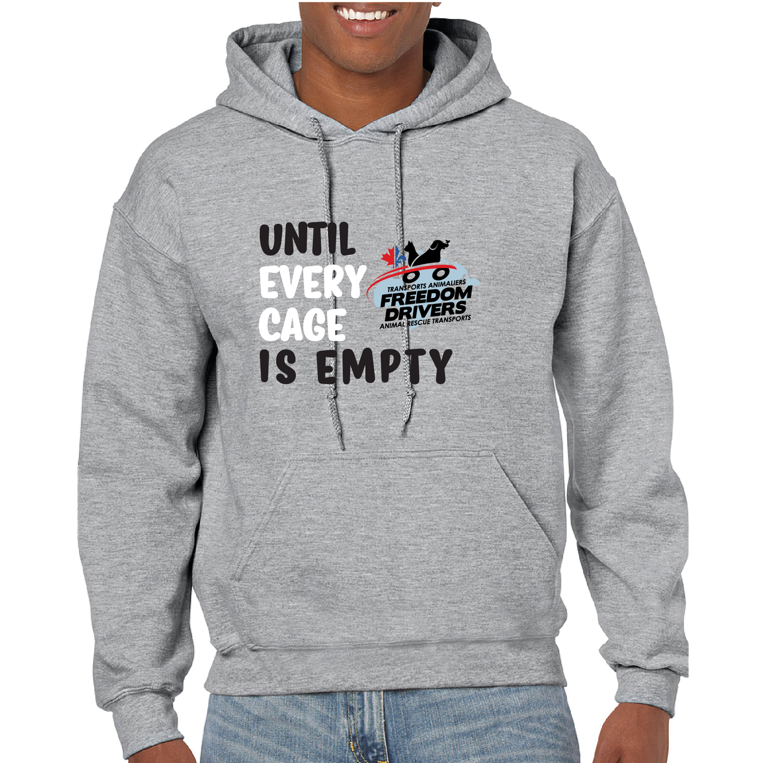 Until Every Cage is Empty (2 color) Hoodie - RoyalBlushApparel