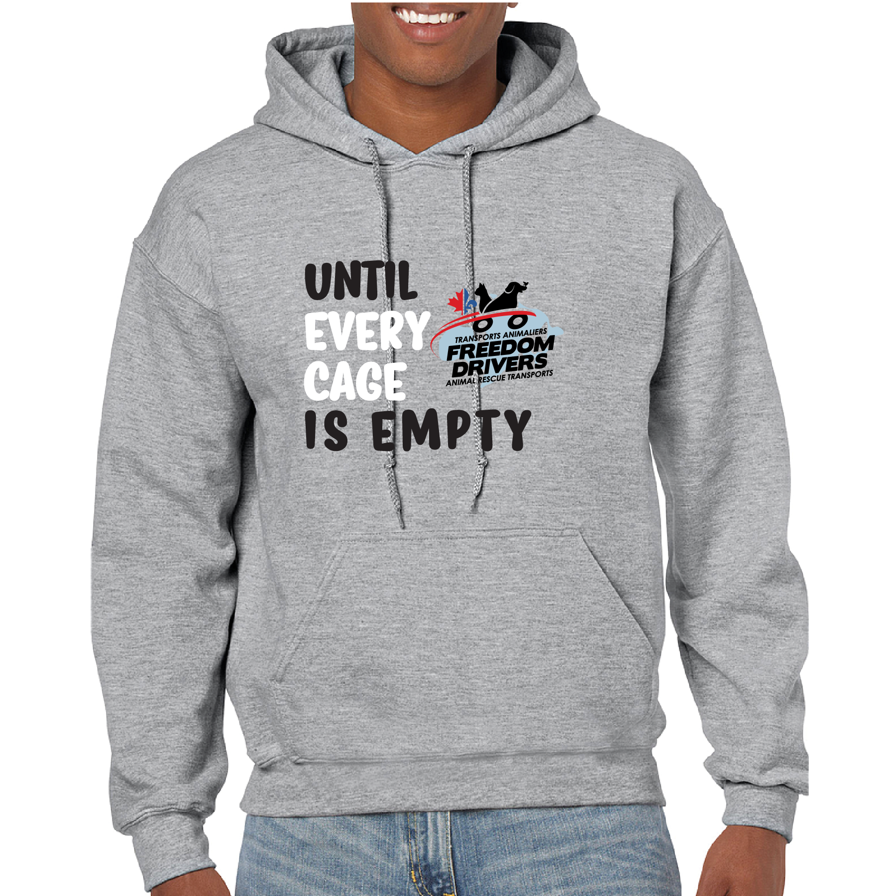 Until Every Cage is Empty (2 color) Hoodie - RoyalBlushApparel