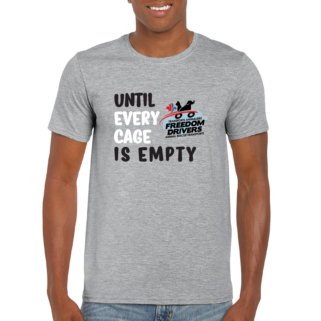 Until Every Cage is Empty (2 color) Men&