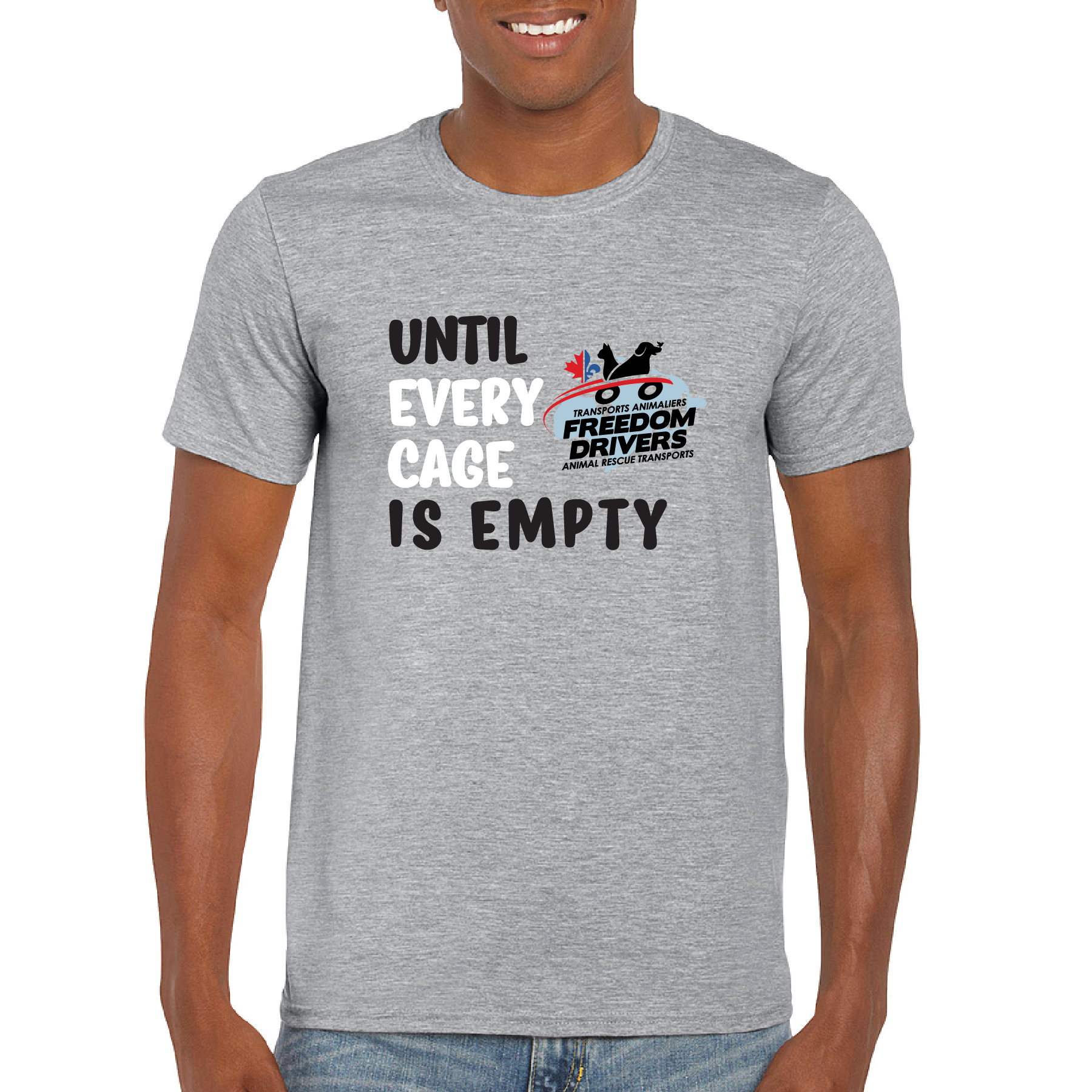 Until Every Cage is Empty (2 color) Men&