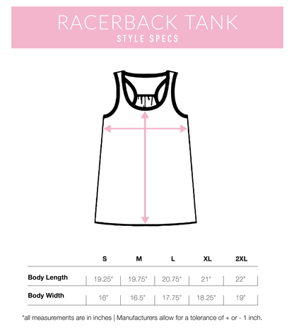 Running On Collagen &amp; Coffee Racerback Tank Top