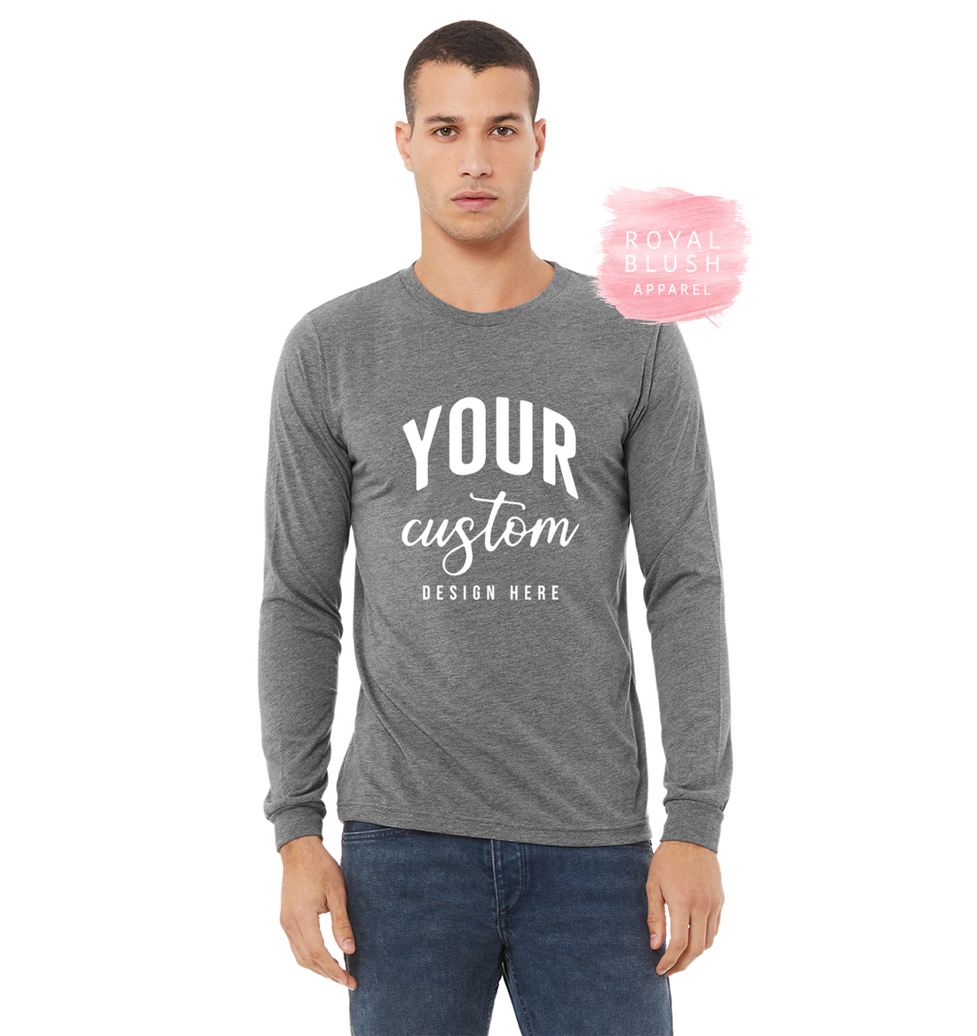 Custom Adult Unisex Long Sleeve Shirt