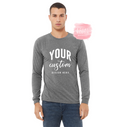 Custom long sleeve shirt with personalized logo or design