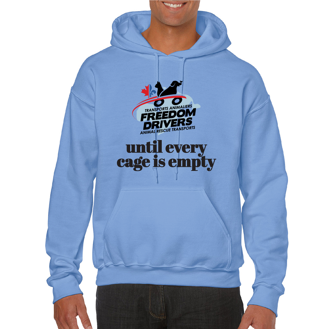 Until Every Cage is Empty Hoodie - RoyalBlushApparel