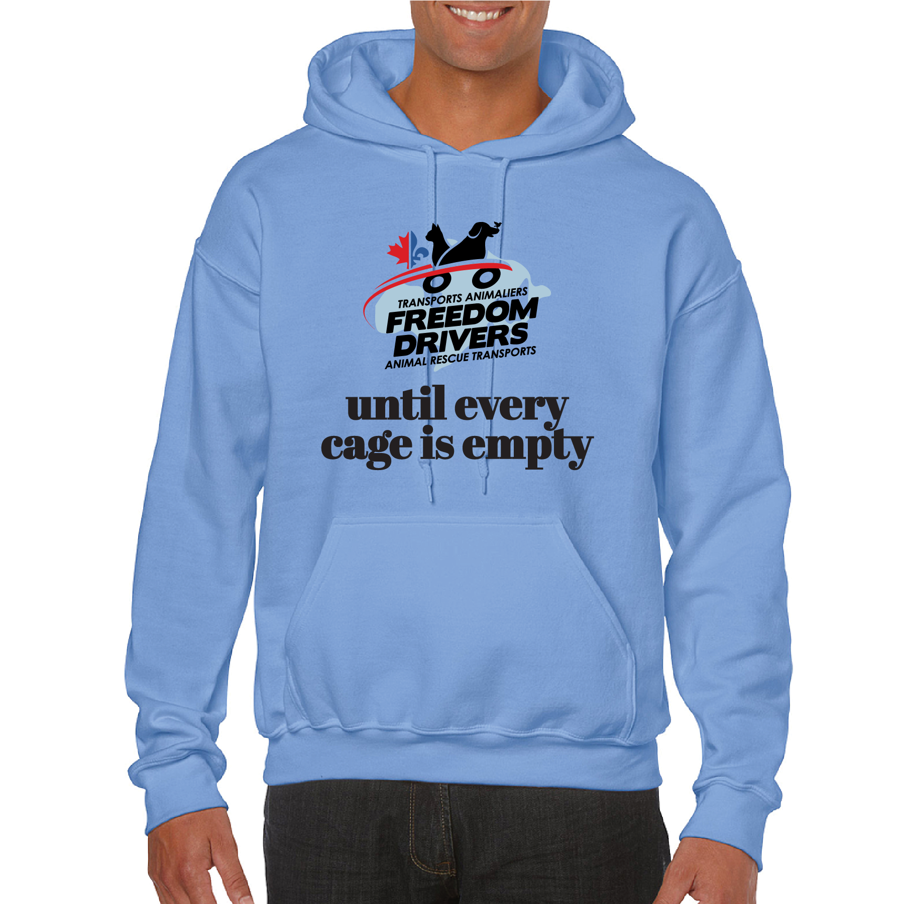 Until Every Cage is Empty Hoodie - RoyalBlushApparel