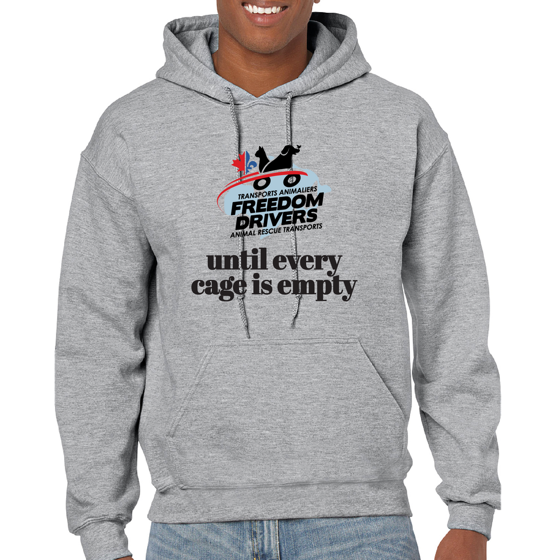 Until Every Cage is Empty Hoodie - RoyalBlushApparel