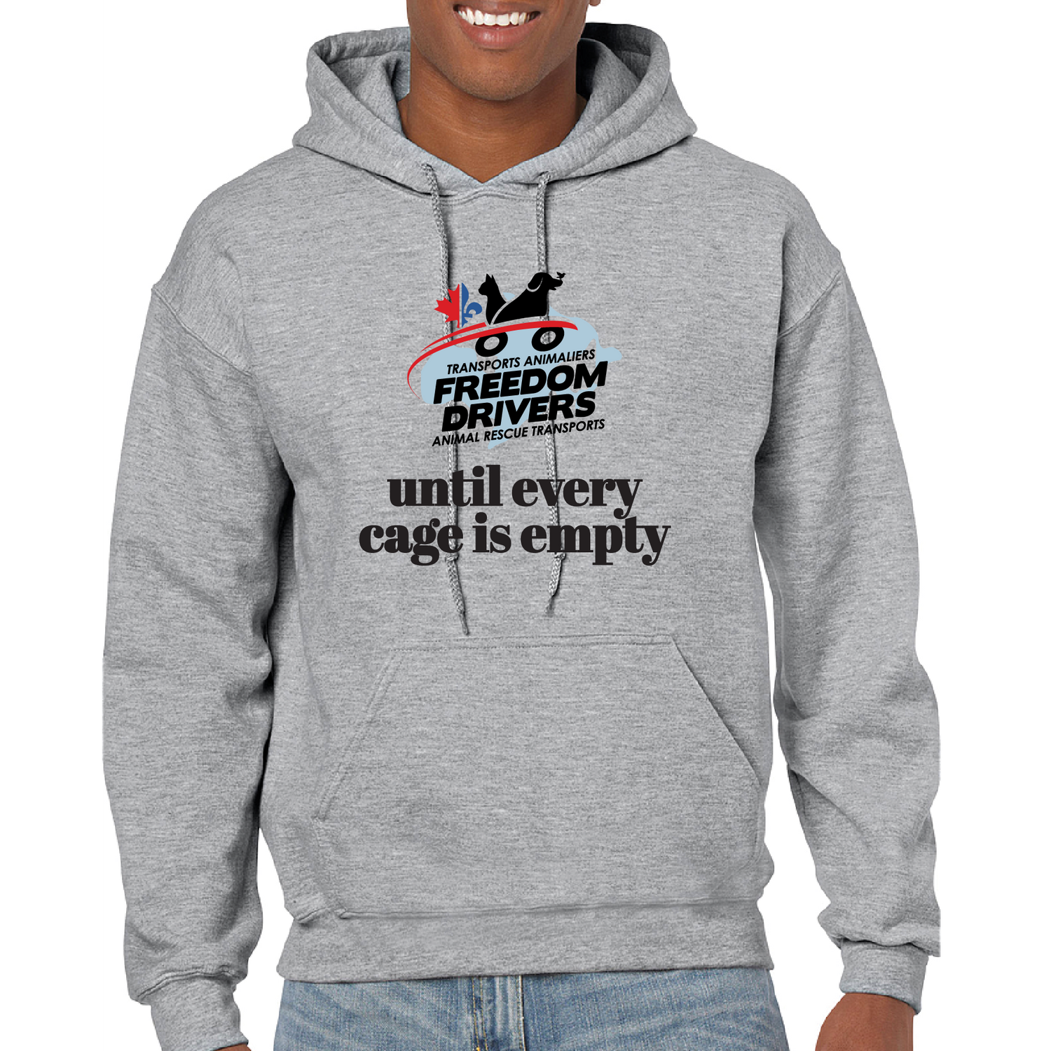 Until Every Cage is Empty Hoodie - RoyalBlushApparel