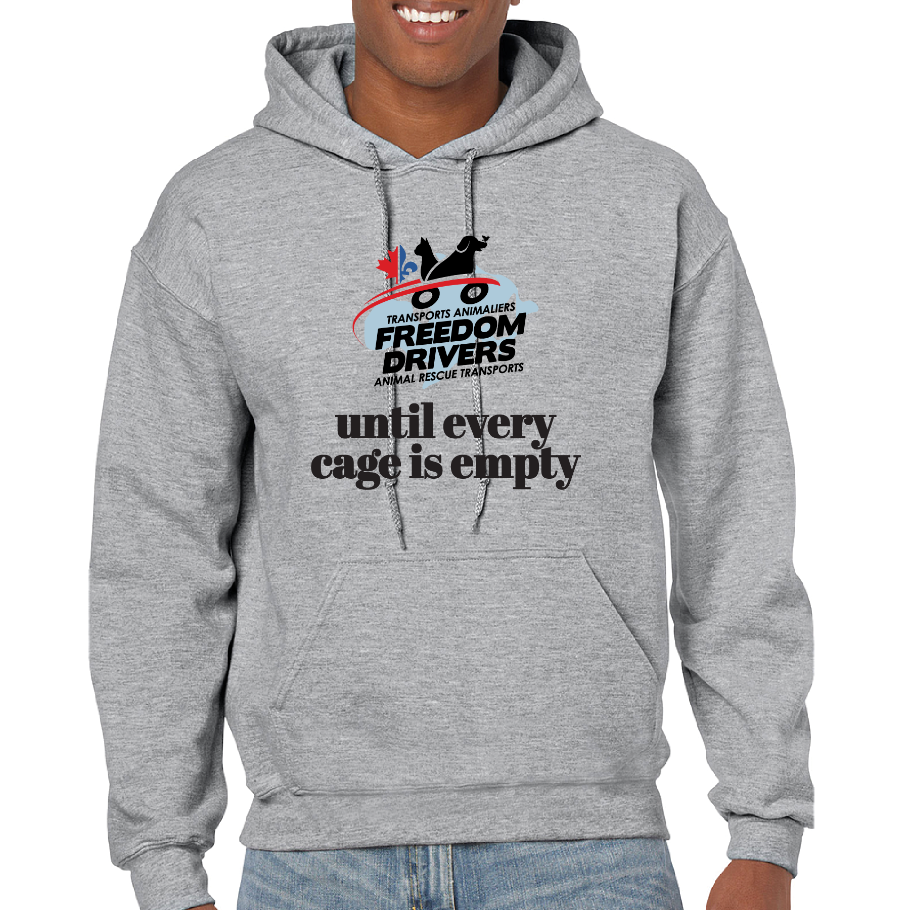 Until Every Cage is Empty Hoodie - RoyalBlushApparel