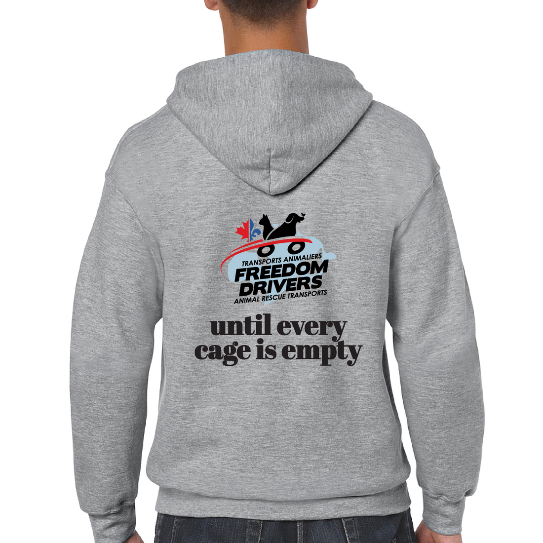 Until Every Cage is Empty Zip Up - RoyalBlushApparel