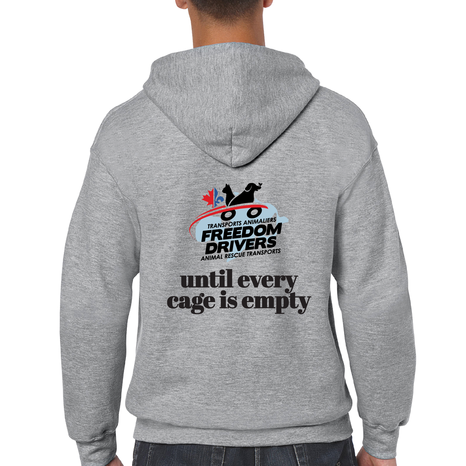 Until Every Cage is Empty Zip Up - RoyalBlushApparel