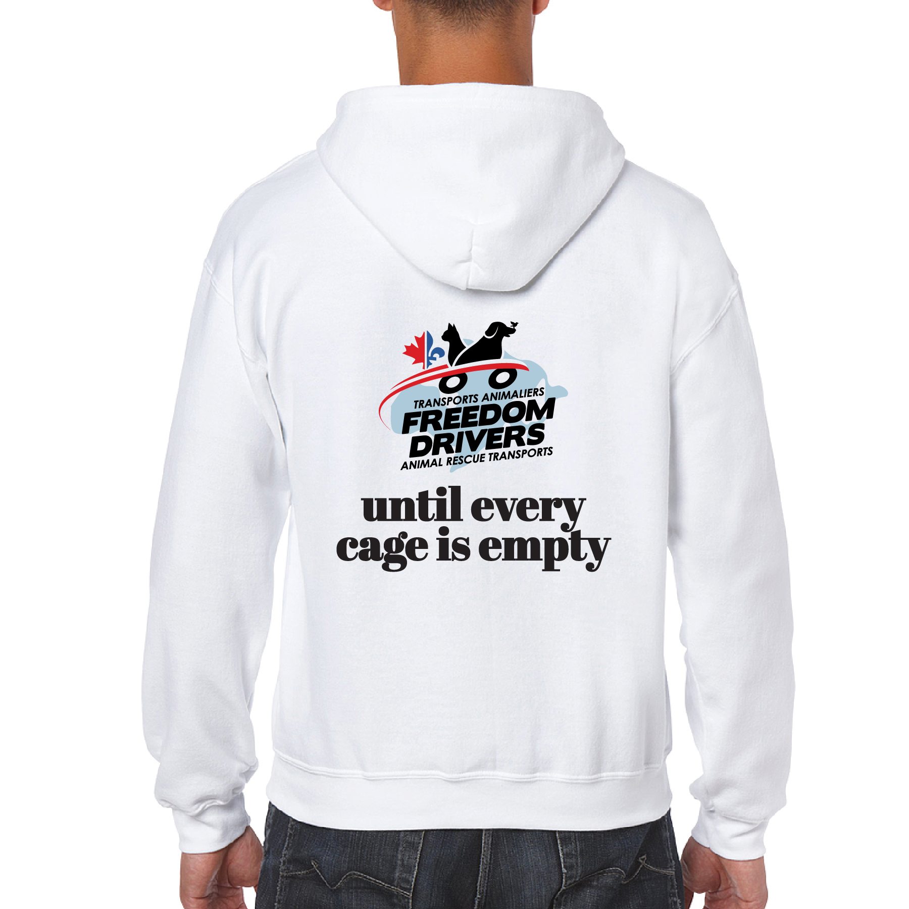 Until Every Cage is Empty Zip Up - RoyalBlushApparel