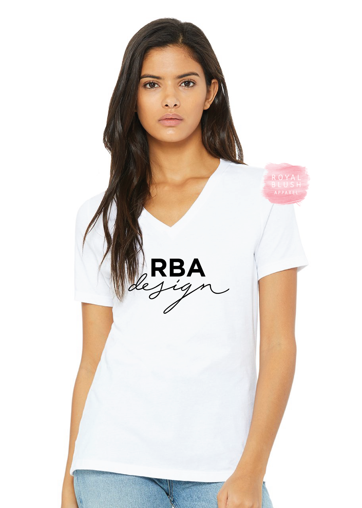 RBA Design Ladies Relaxed V-Neck