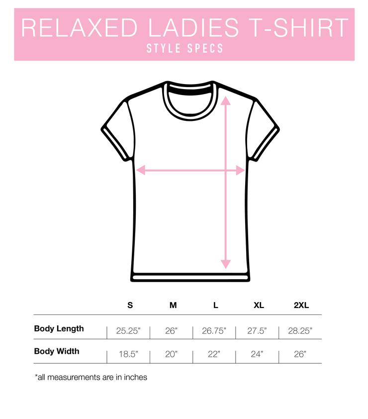 Custom Relaxed Ladies T-shirt