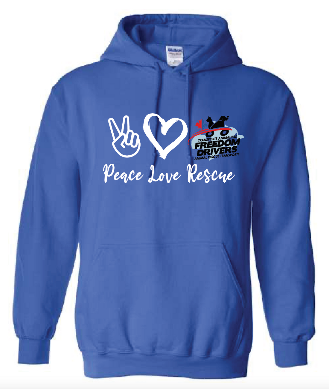 Peace Love Rescue Hoodie