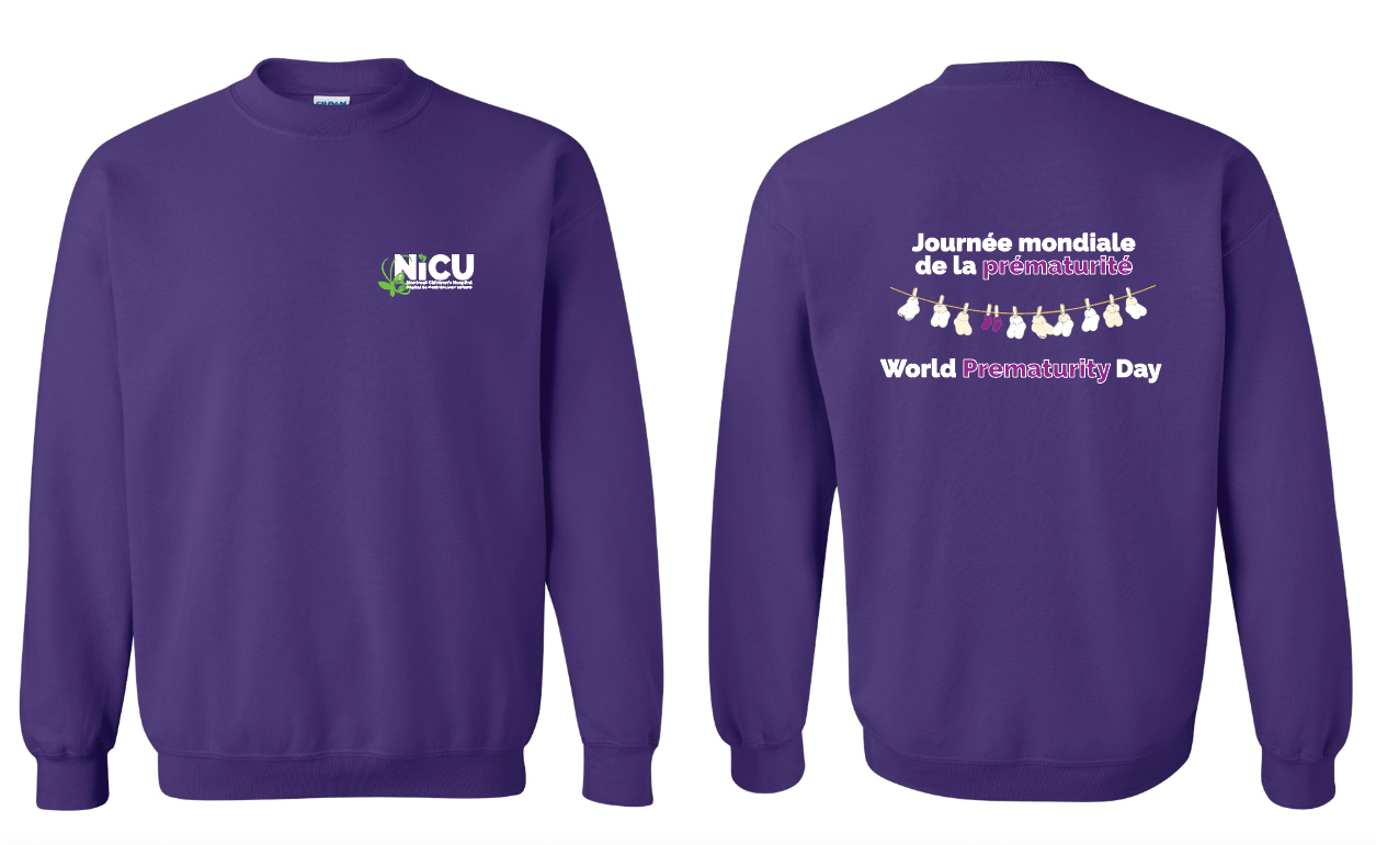 NICU World Prematurity Day Unisex Crewneck