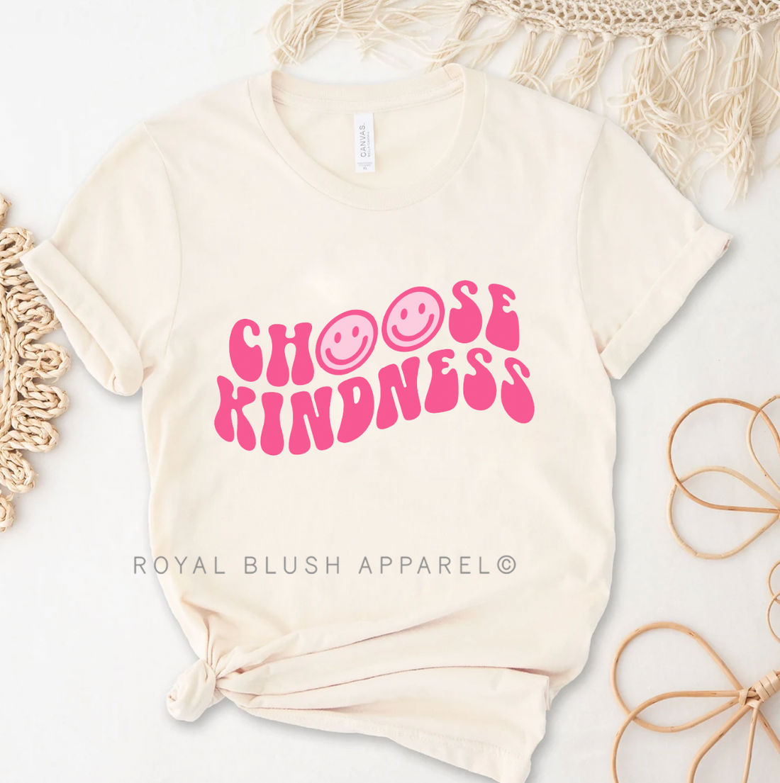 Choisissez Kindness T-shirt unisexe décontracté