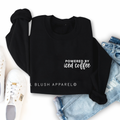 Powered By Iced Coffee coffee sweatshirt