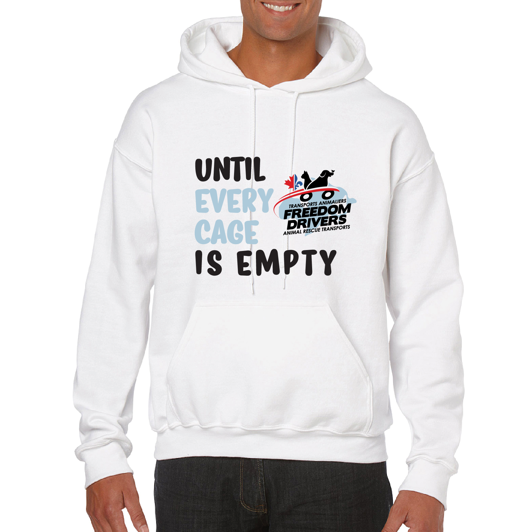 Until Every Cage is Empty (2 color) Hoodie - RoyalBlushApparel