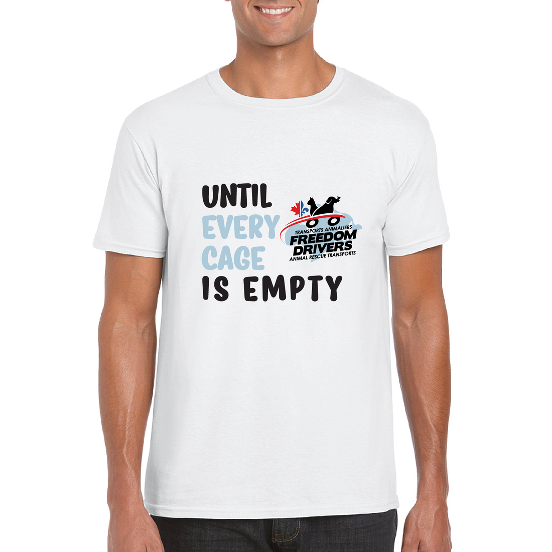 Until Every Cage is Empty (2 color) Men&