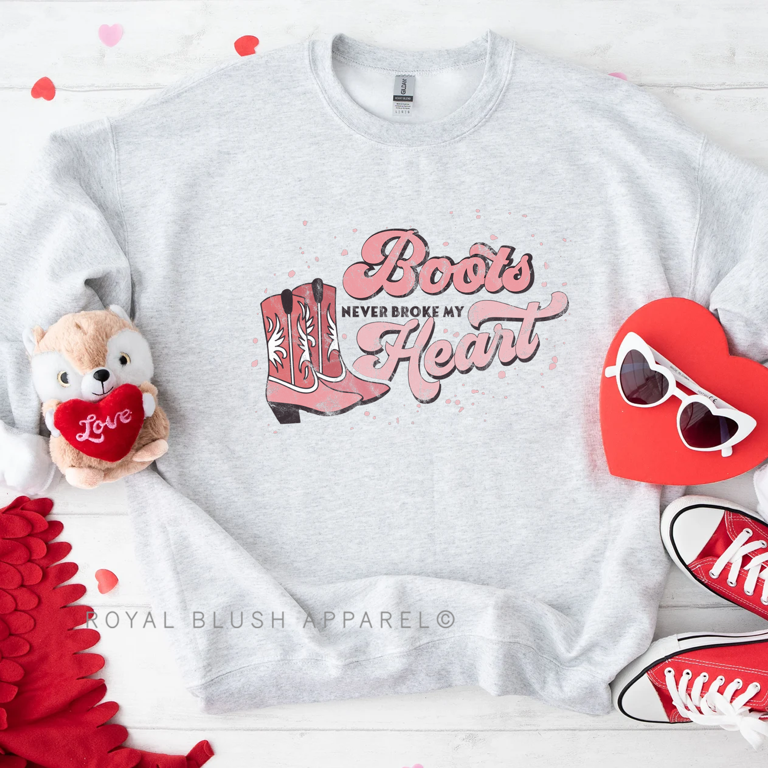 Boots Never Broke My Heart Sweatshirt