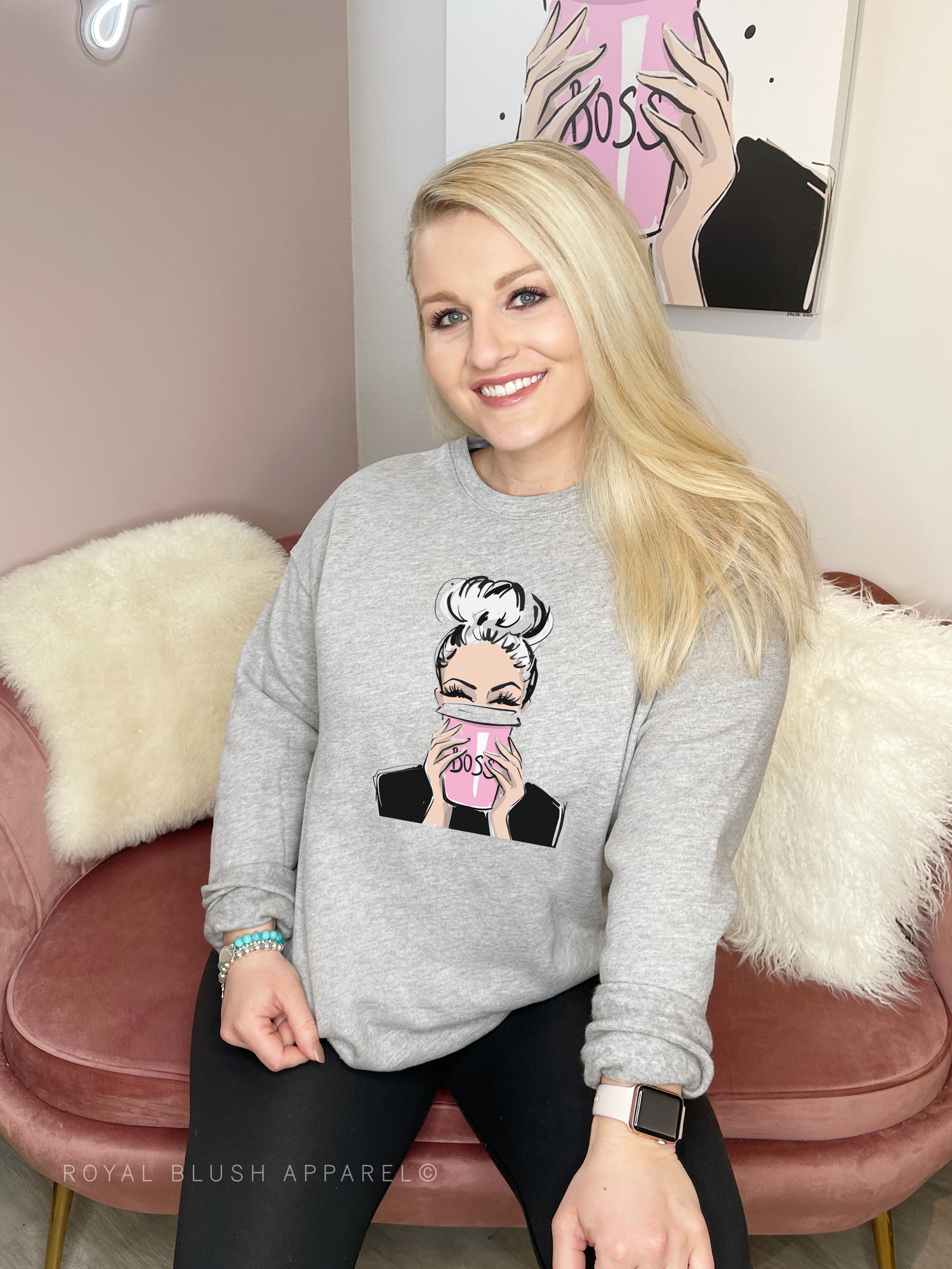 Boss Girl Babe Crewneck