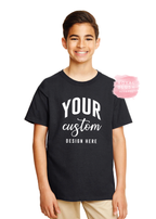 Custom T-shirt with personalized logo or design