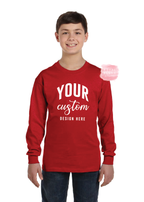 Custom long sleeve shirt with personalized logo or design