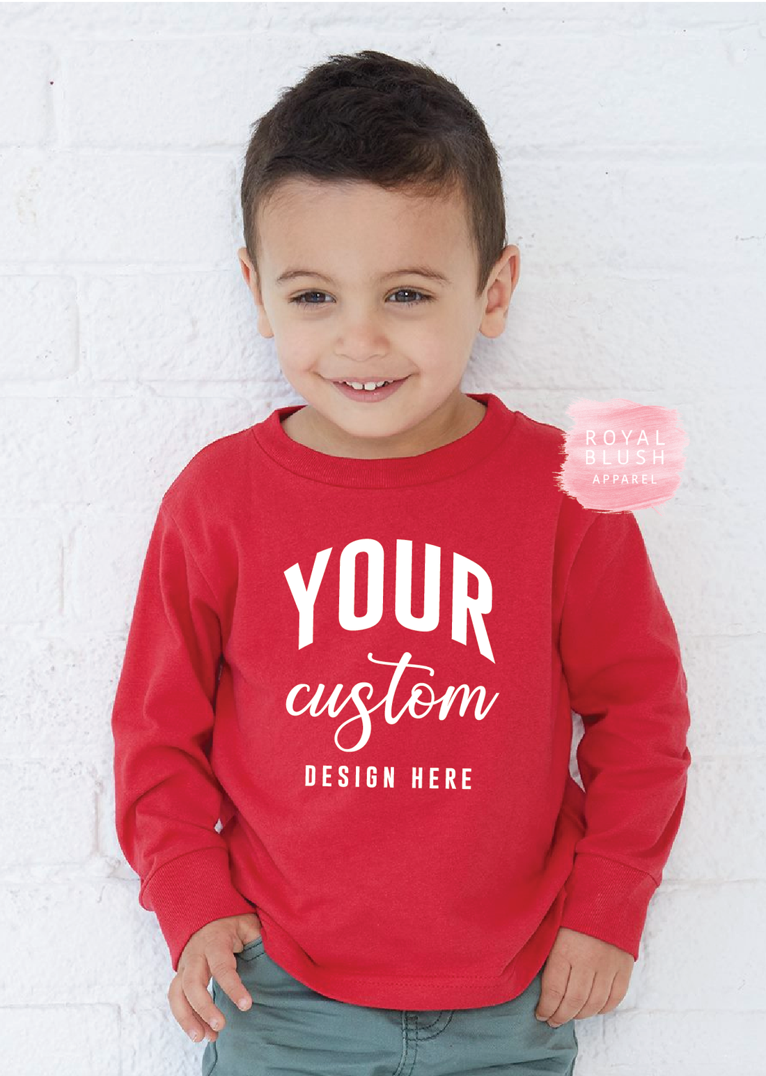 Custom Toddler Long Sleeve Shirt