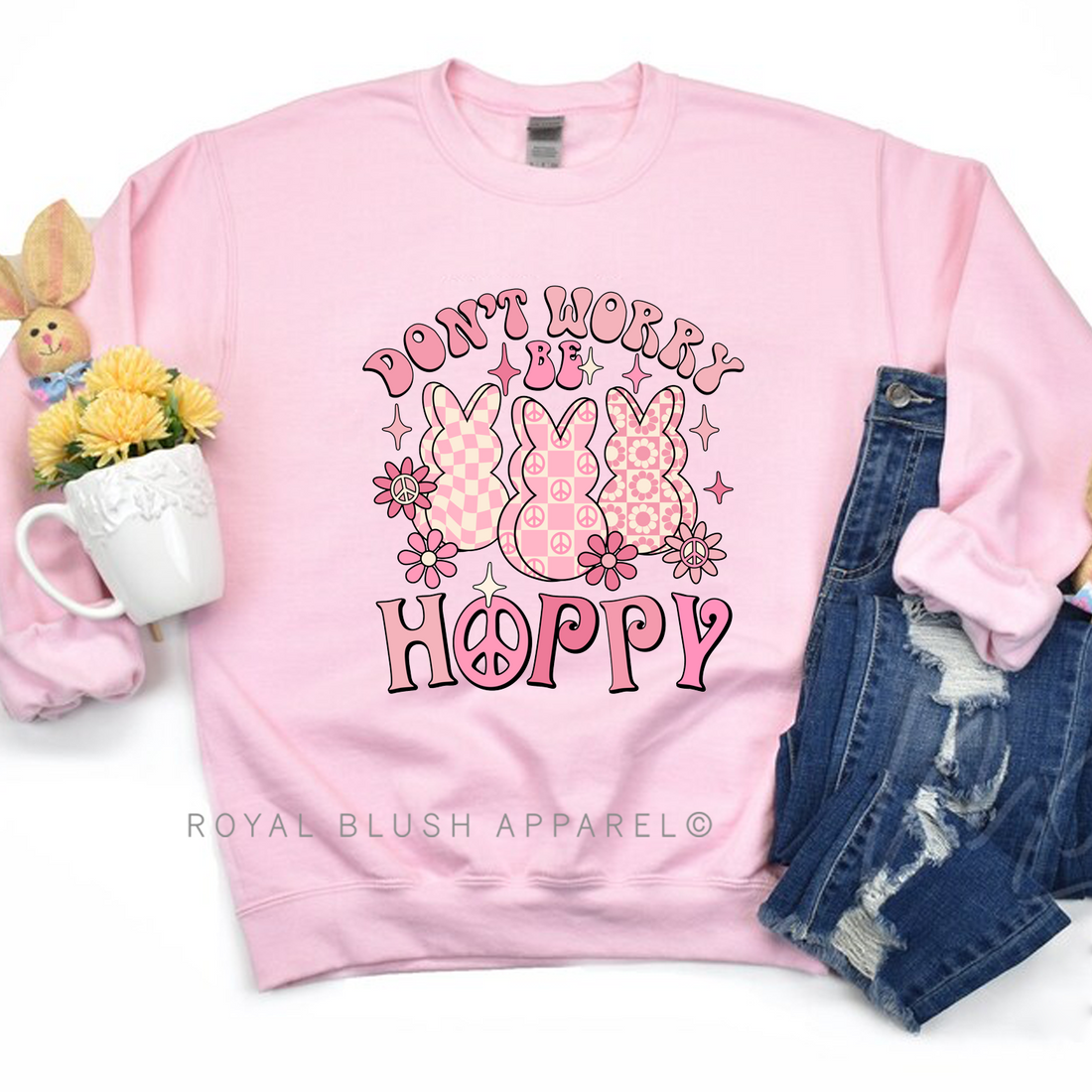 Ne vous inquiétez pas être un sweat-shirt houblonné