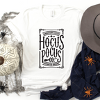 Hocus Pocus Enchanted Brooms Halloween graphic T-shirt mockup