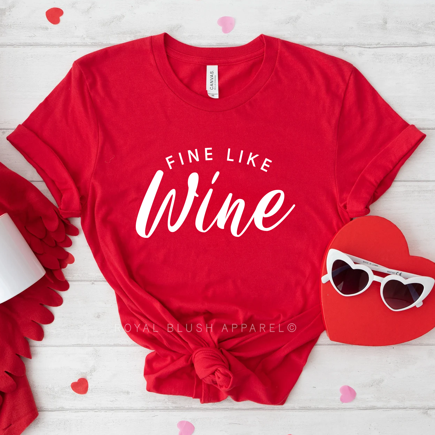 Fine Like Wine Relaxed Unisex T-shirt