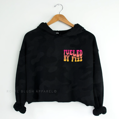 Fueled By Fizz Left Chest Independent Crop Hoodie