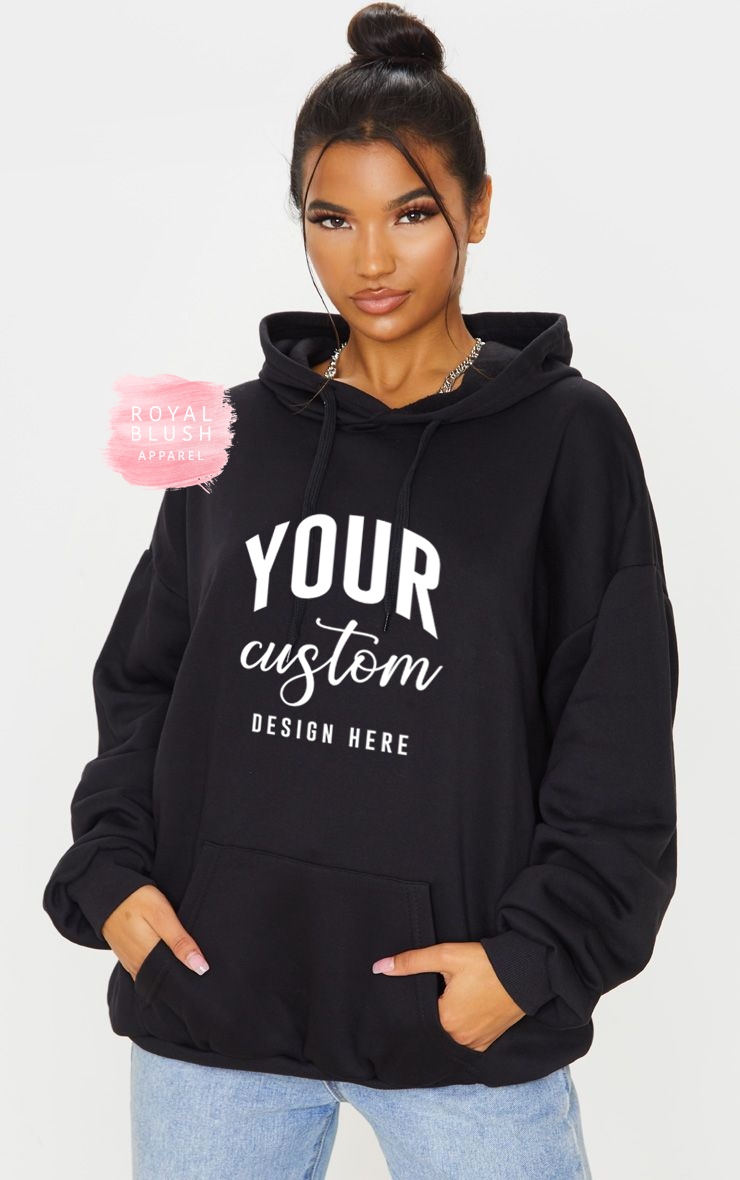 Custom Hoodie Sweater Royal Blush Apparel