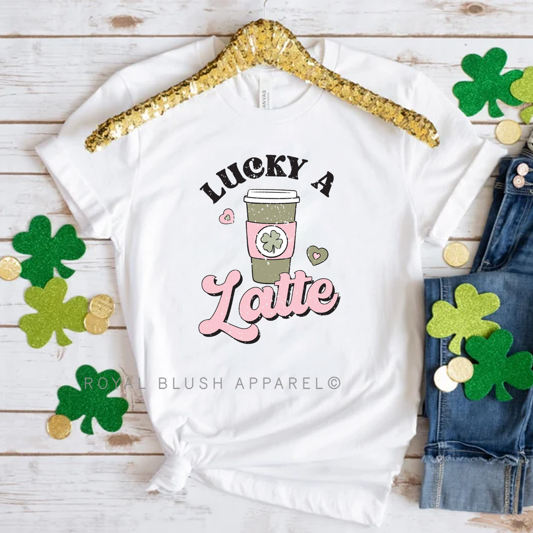 Lucky A Latte Relaxed Unisex T-shirt
