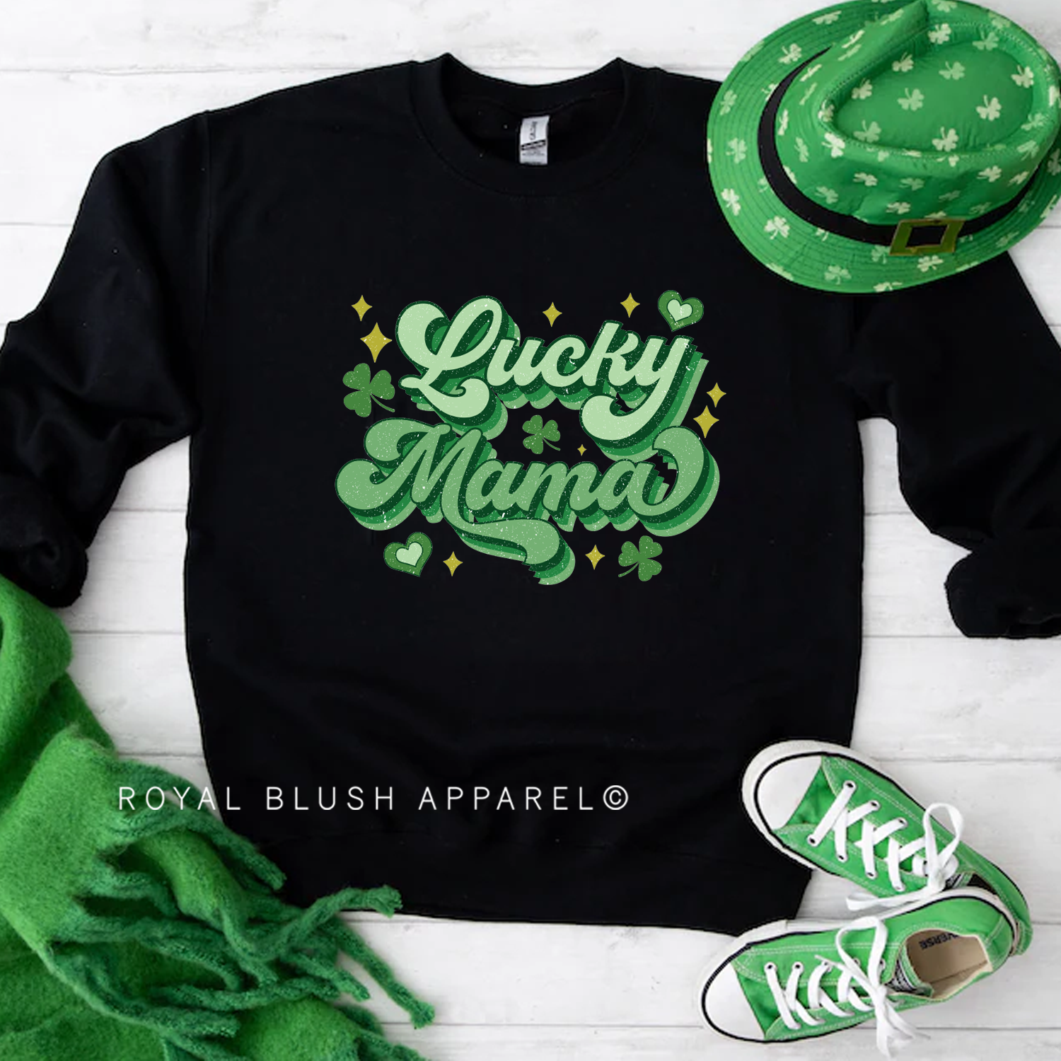 Équipage chanceux de maman