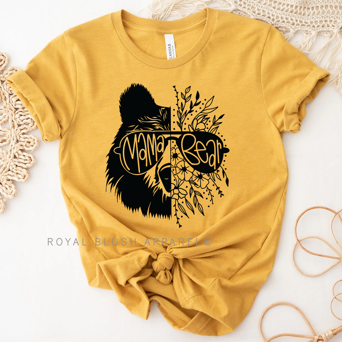 Mama Bear T-shirt unisexe décontracté