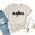 Mama Lightning Black Graphic T-Shirt product image 2