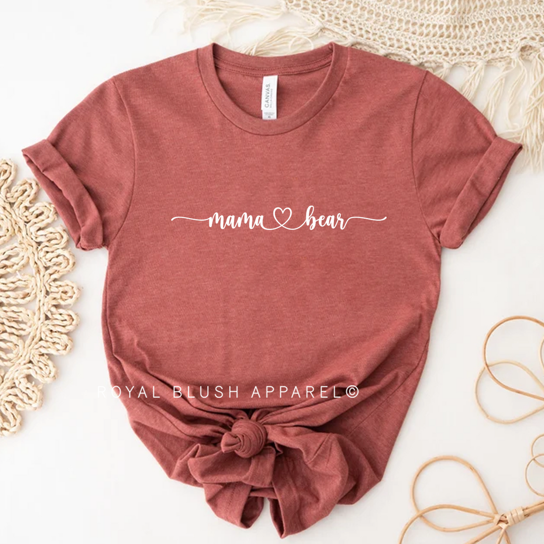 Mama ♥ Bear Relaxed Unisex T-shirt