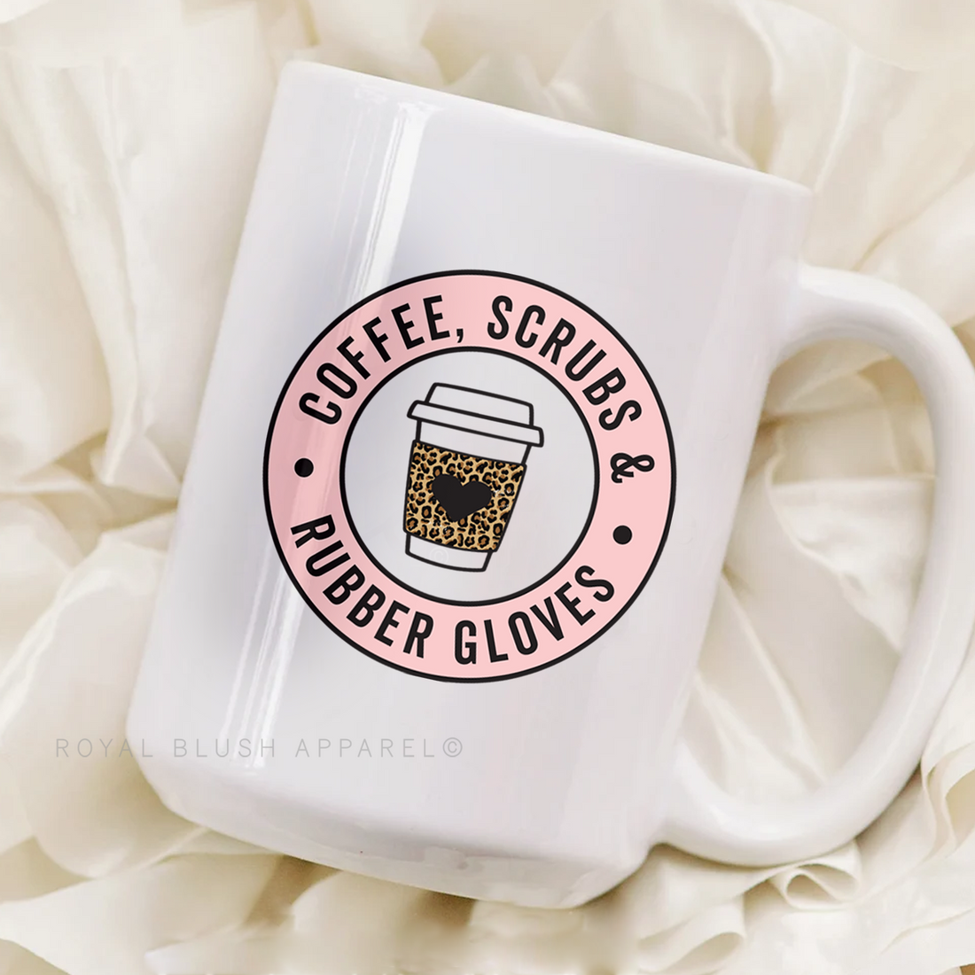 Coffee, Scrubs &amp; Rubber Gloves Jumbo Mug