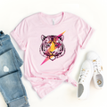 Pink Tiger graphic T-shirt