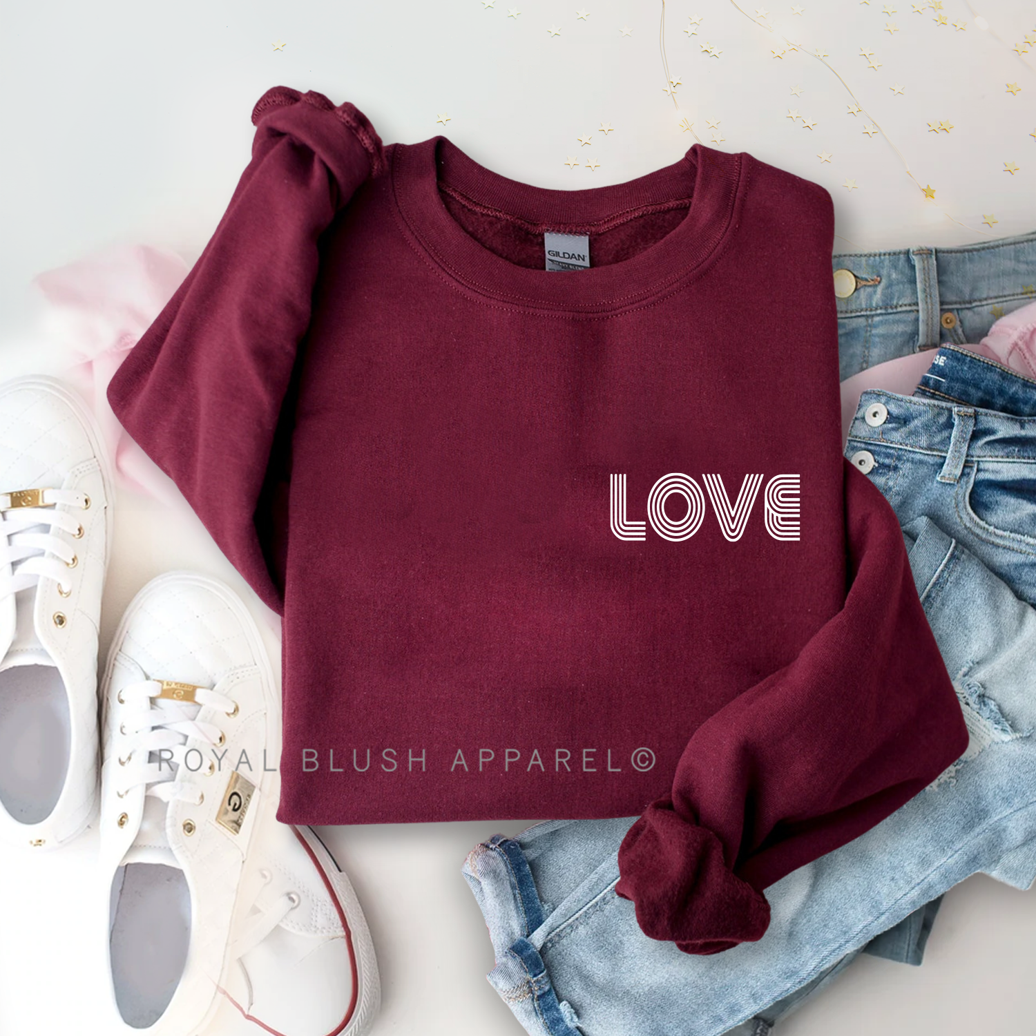 Love Retro Sweatshirt