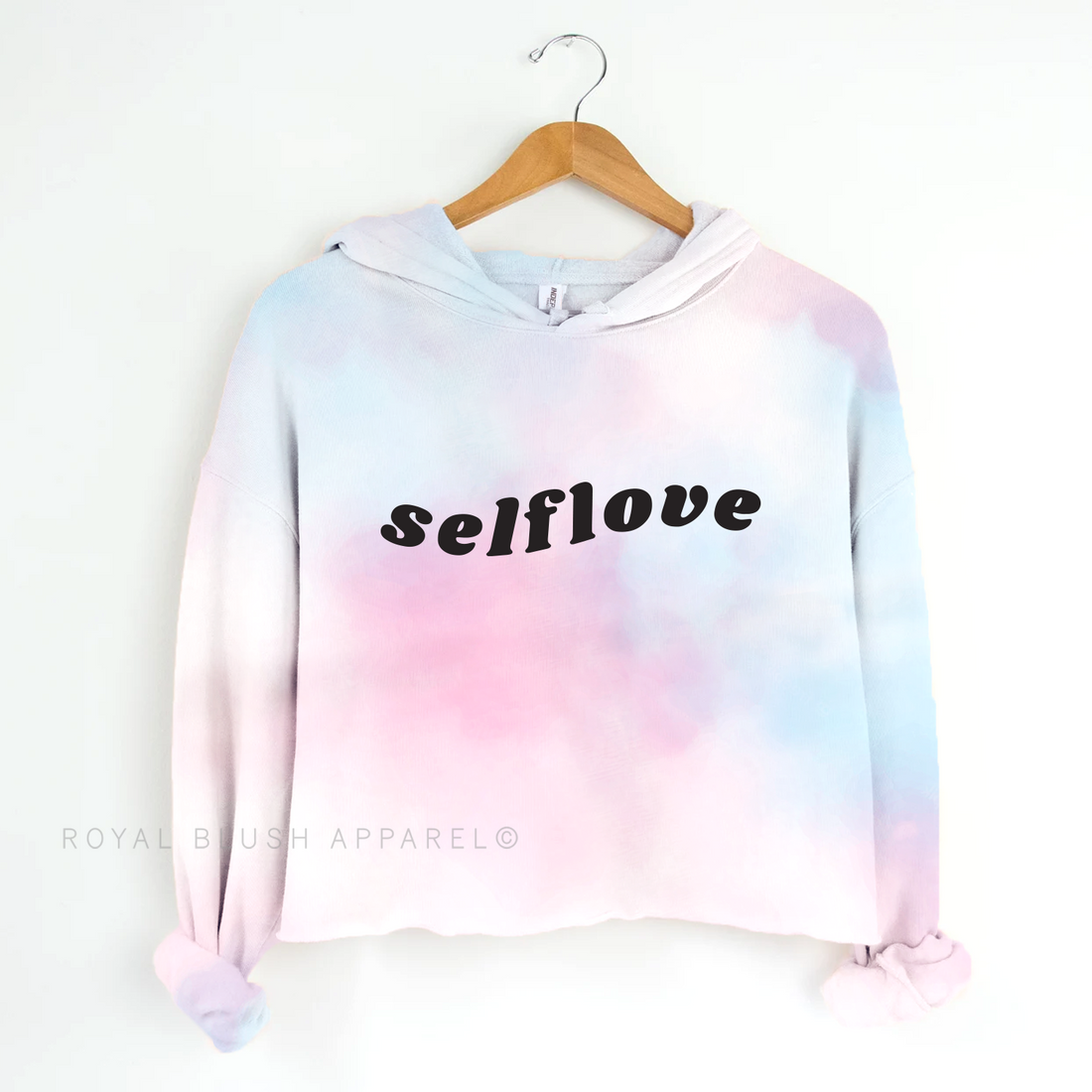 Self Love Independent Crop Hoodie